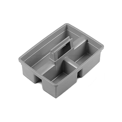 Materiaal en flessenbak met vaste indeling