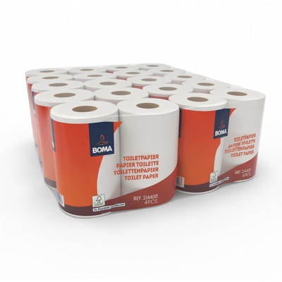 214400 - Traditional toilet paper - 2-ply - 400 sheets - WHITE - 40 rolls (10x4)